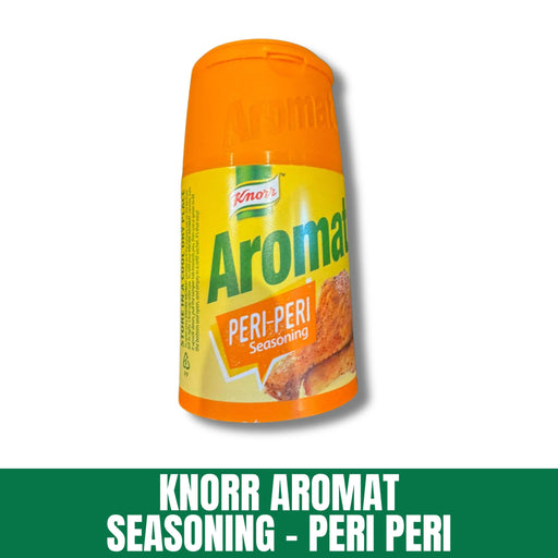 Knorr Aromat Peri-Peri seasoning bottle on a white background