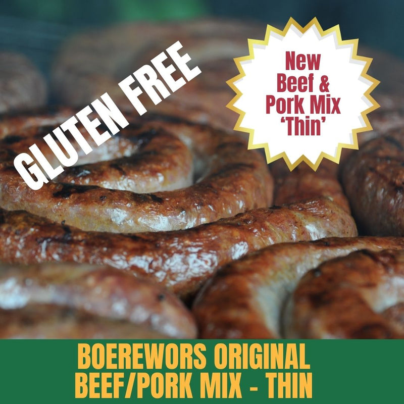 Boerewors Original Beef And Pork Mix - Thin