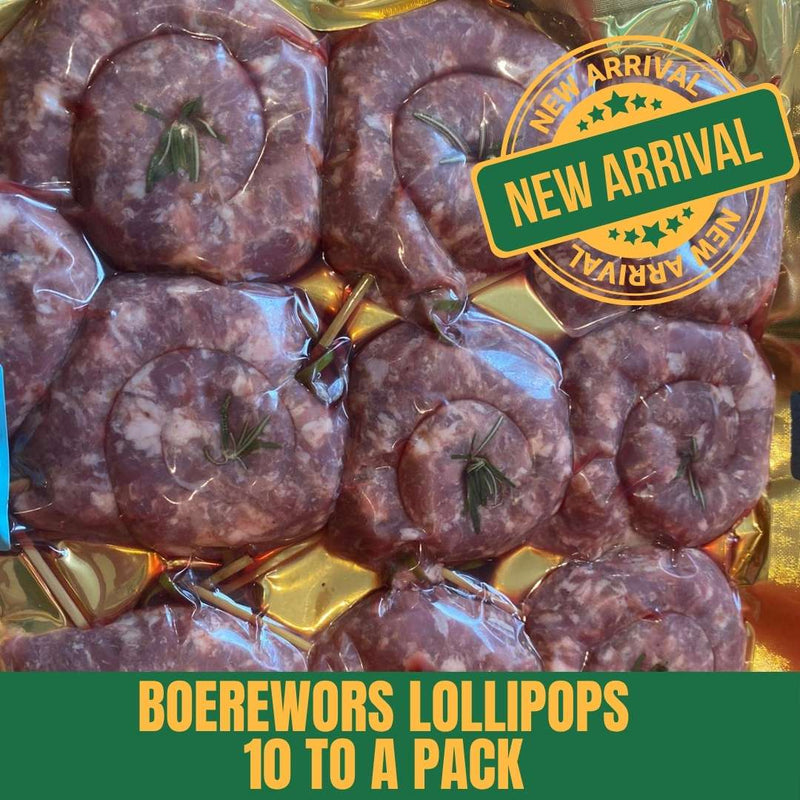 Boerewors Original Beef And Pork Mix Lollipops