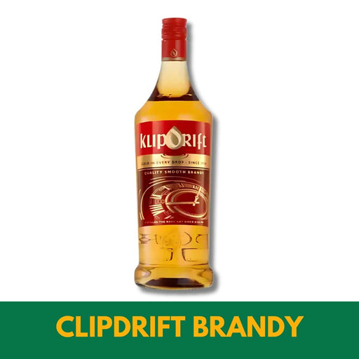 A bottle of Klipdrift Brandy
