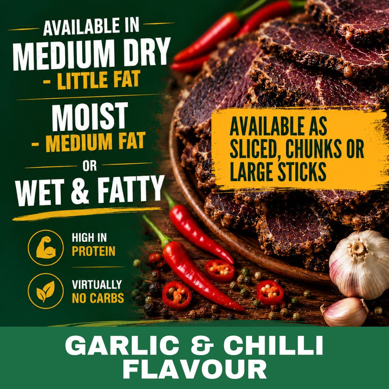 Garlic & Chilli Biltong