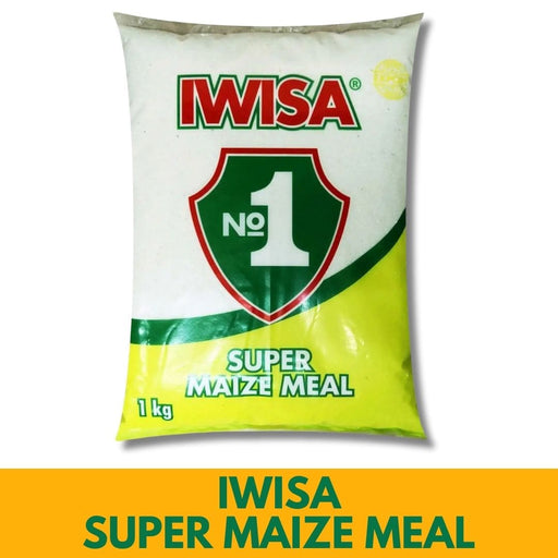 Iwisa Super Maize Meal packaging on a white background
