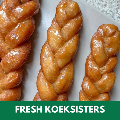 Fresh Koeksisters on a plate