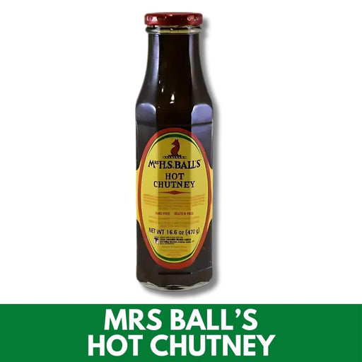 Bottle of Mrs Ball's Hot Chutney