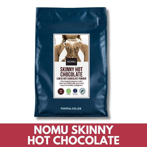 NOMU Skinny Hot Chocolate package on a white background