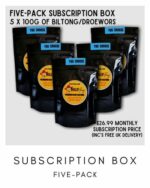 Five-Pack Biltong Subscription Box