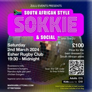Sokkie event 2nd march